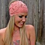 Wide Stretch Lace Headband ..