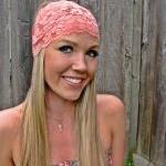 Wide Stretch Lace Headband ..