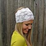 Wide Stretch Lace Headband ..