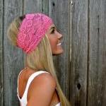 Wide Stretch Lace Headband ..