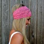 Wide Stretch Lace Headband ..