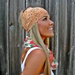 Wide Stretch Lace Headband ..