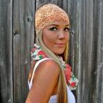Wide Stretch Lace Headband ..