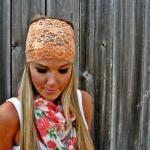 Wide Stretch Lace Headband ..